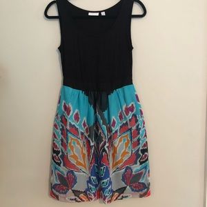 Printed Dress with Pockets